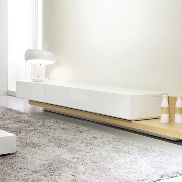 现代简约时尚可伸缩烤漆电视柜组合 客厅家具电视机柜 地柜